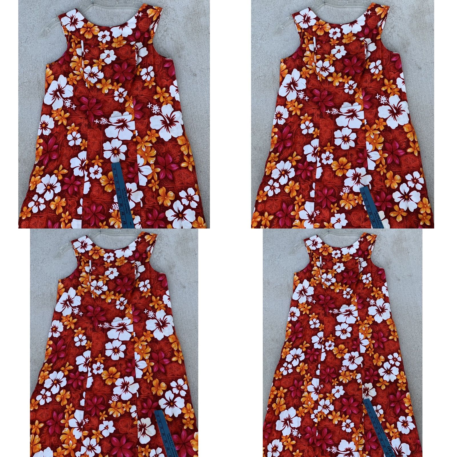 ALOHAS VINTAGE Aloha Loni Fashions Hawaiian Dress Maxi Tiki Aloha Hawaii Size M Cotton Size M / US 6-8 / IT 42-44 - 9 Thumbnail