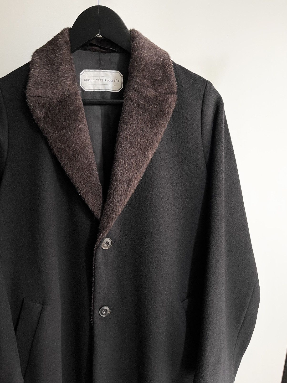 Other Ecole de Curiosites faux fur cashmere and wool blend coat Size M / US 6-8 / IT 42-44 - 3 Thumbnail