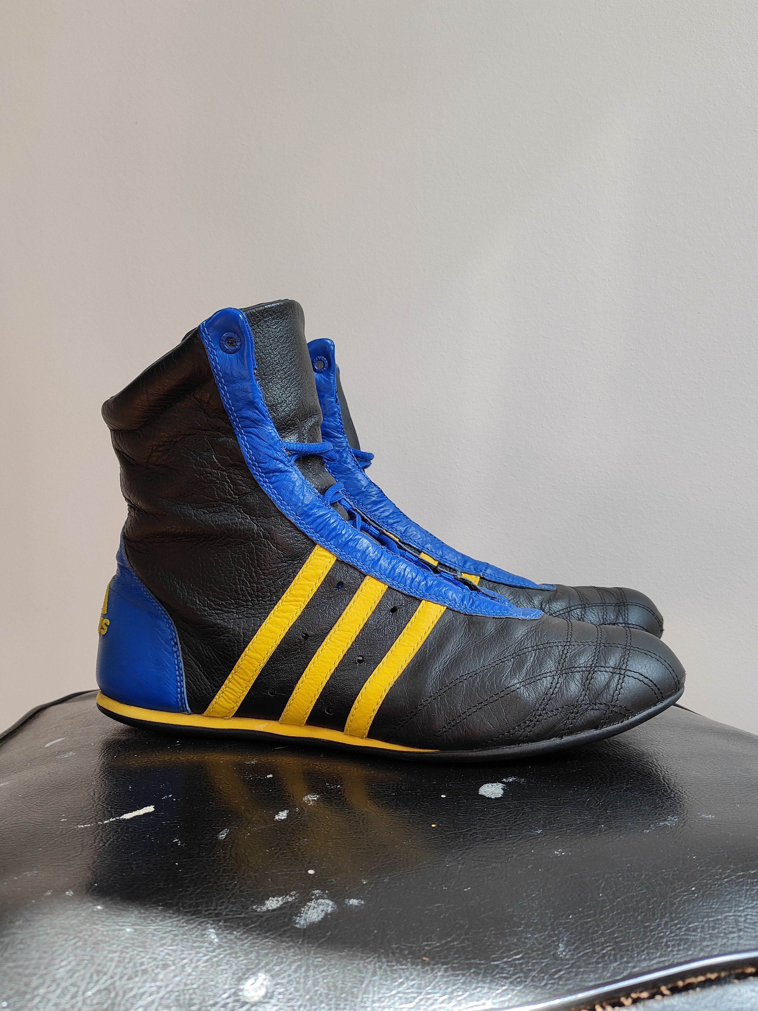 adidas gazelle silver green womens Vintage Adidas “Rocky” Hi-Top Boxing Shoes, Size 6.5 ### – Stuck In The 90s  Sports