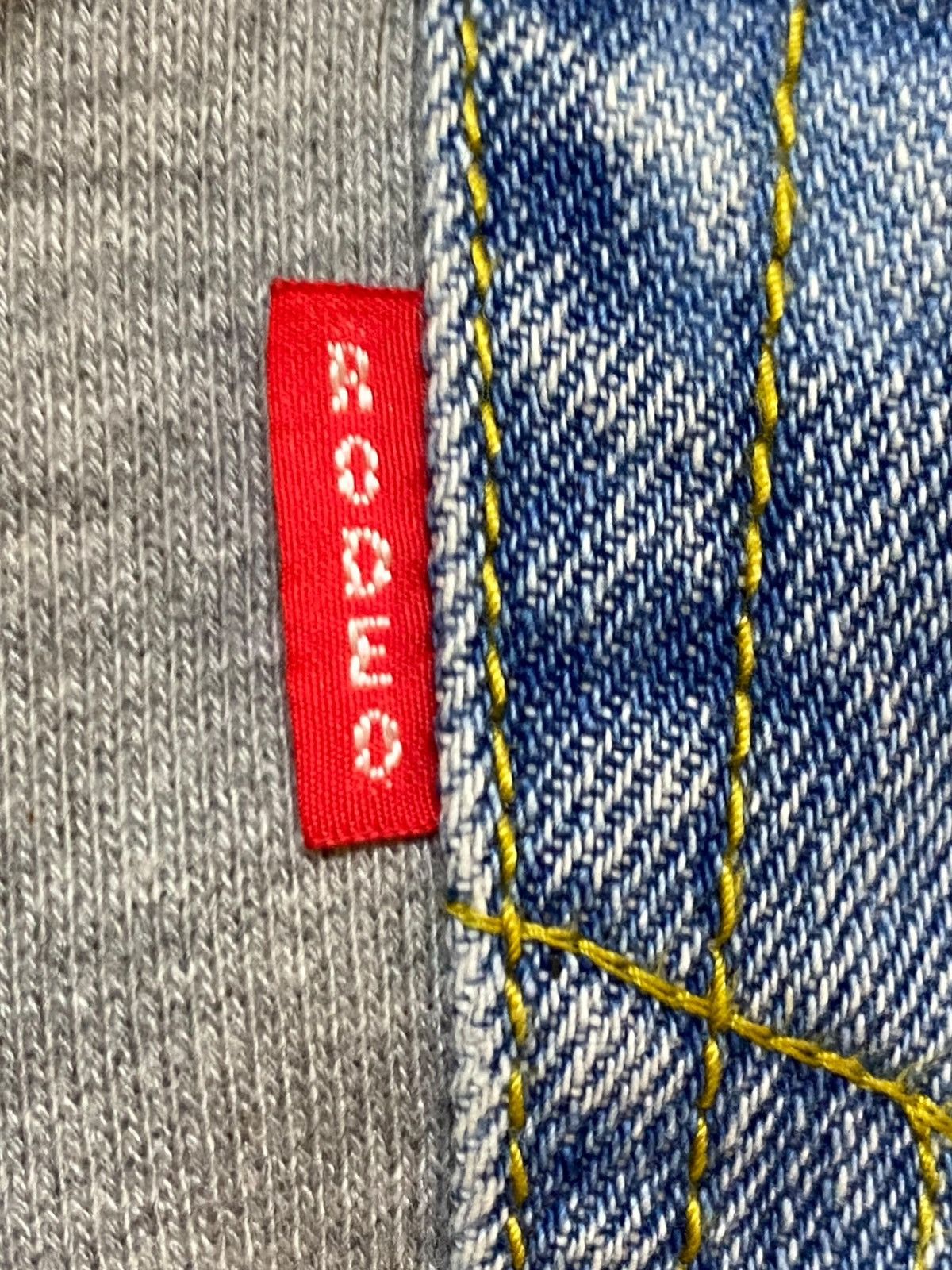 Japanese Brand Vintage Custom Rodeo Crowns Ripped Half Jean Half Pants Size US 30 / EU 46 - 14 Thumbnail