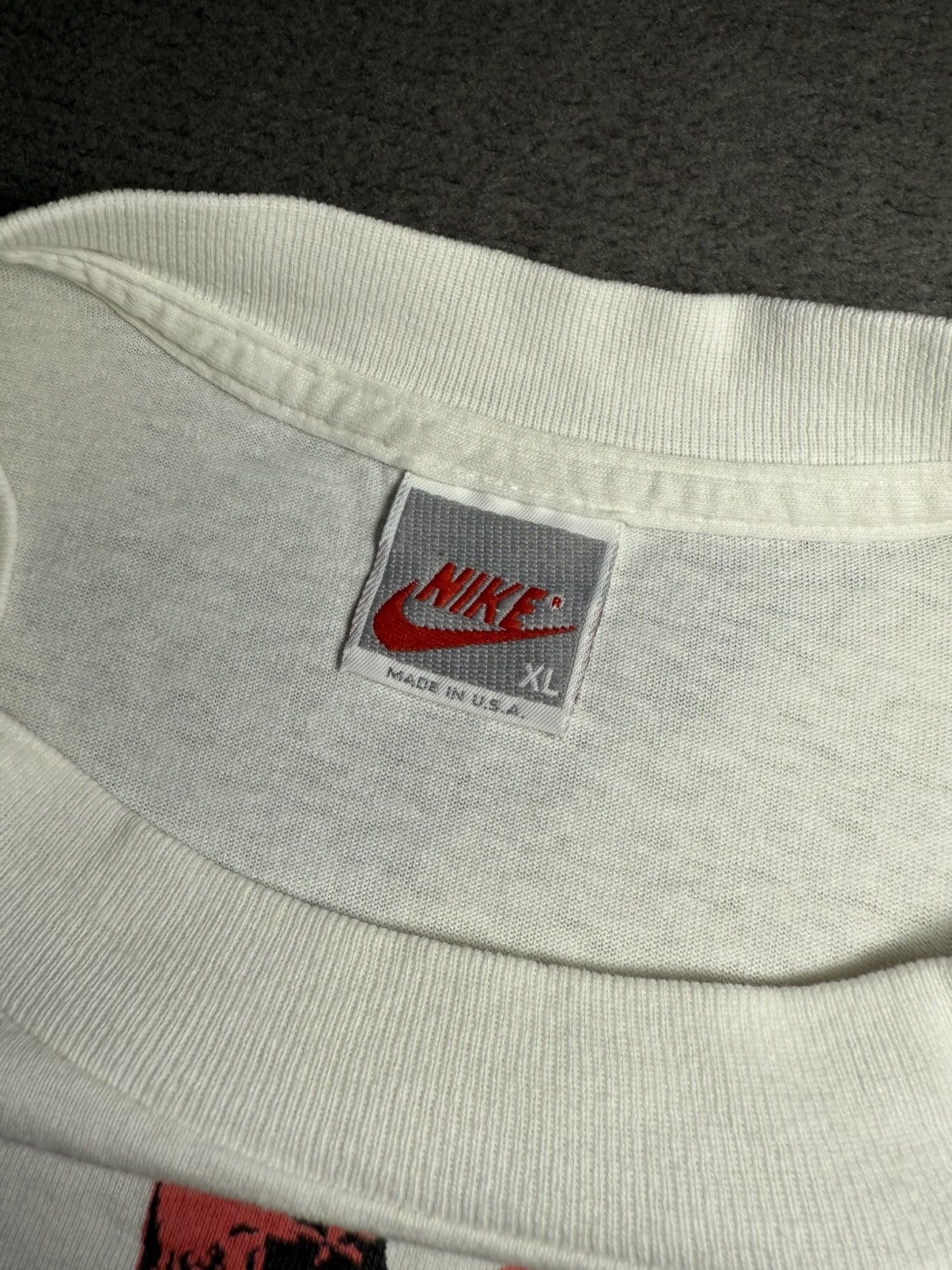 Nike Vintage 80’s Nike Made in USA Single Stitch Graphic T-shirt Size US XL / EU 56 / 4 - 19 Thumbnail