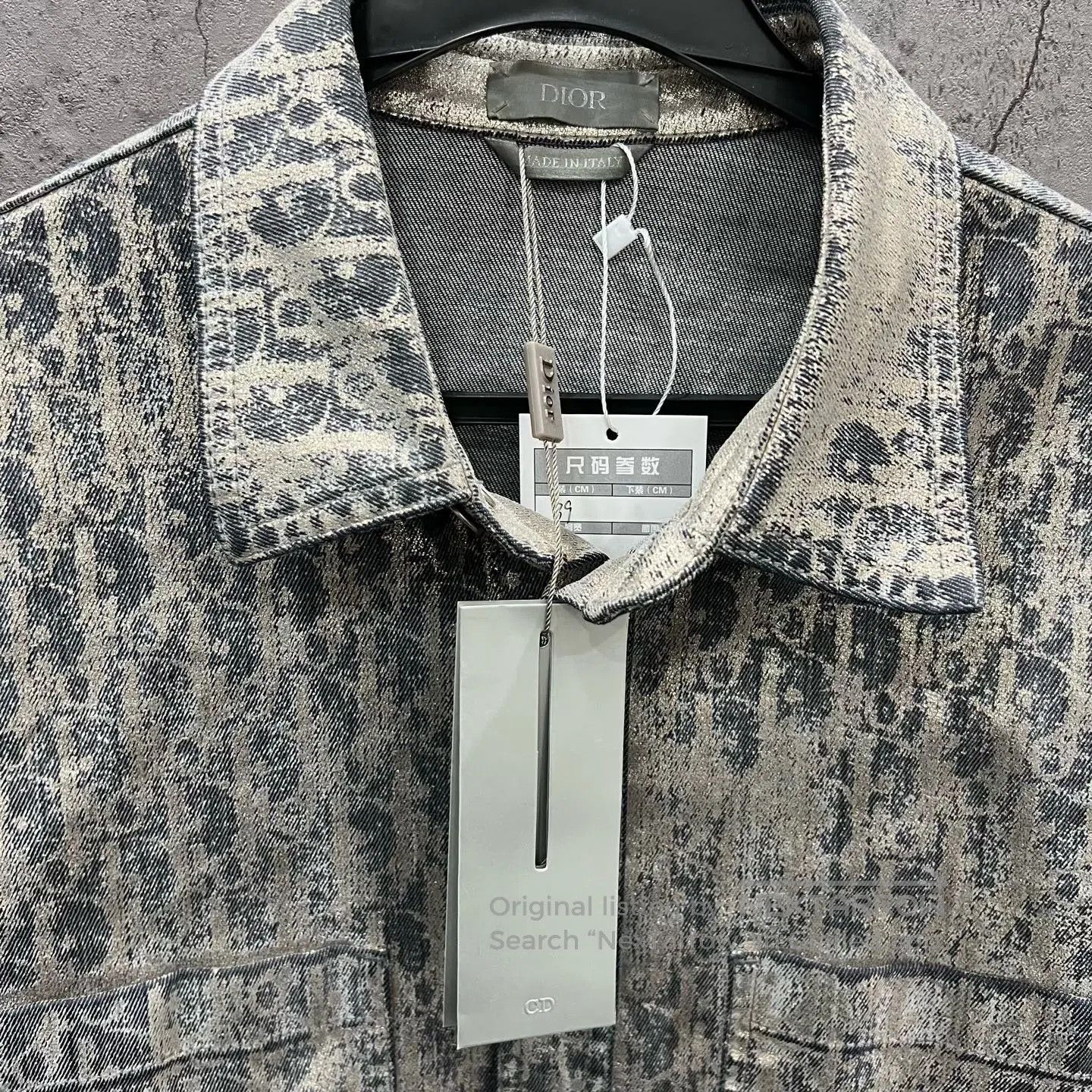 Dior Dior Metallic Glitter All-Over Print Shirt Jacket| Size US XXS / EU 40 - 3 Thumbnail