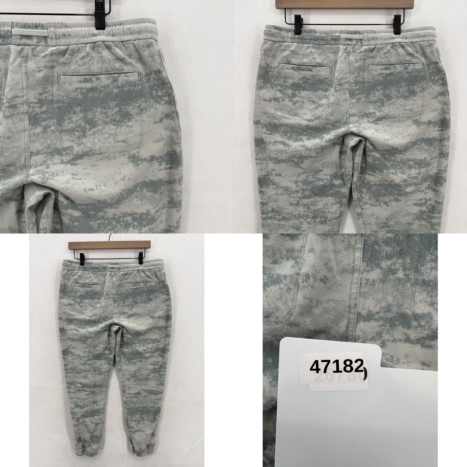 Athleta Athleta Farallon Jogger Pants Womens Large Gray Camo French Terry Elastic Waist Size 36" / US 14 / IT 50 - 9 Thumbnail