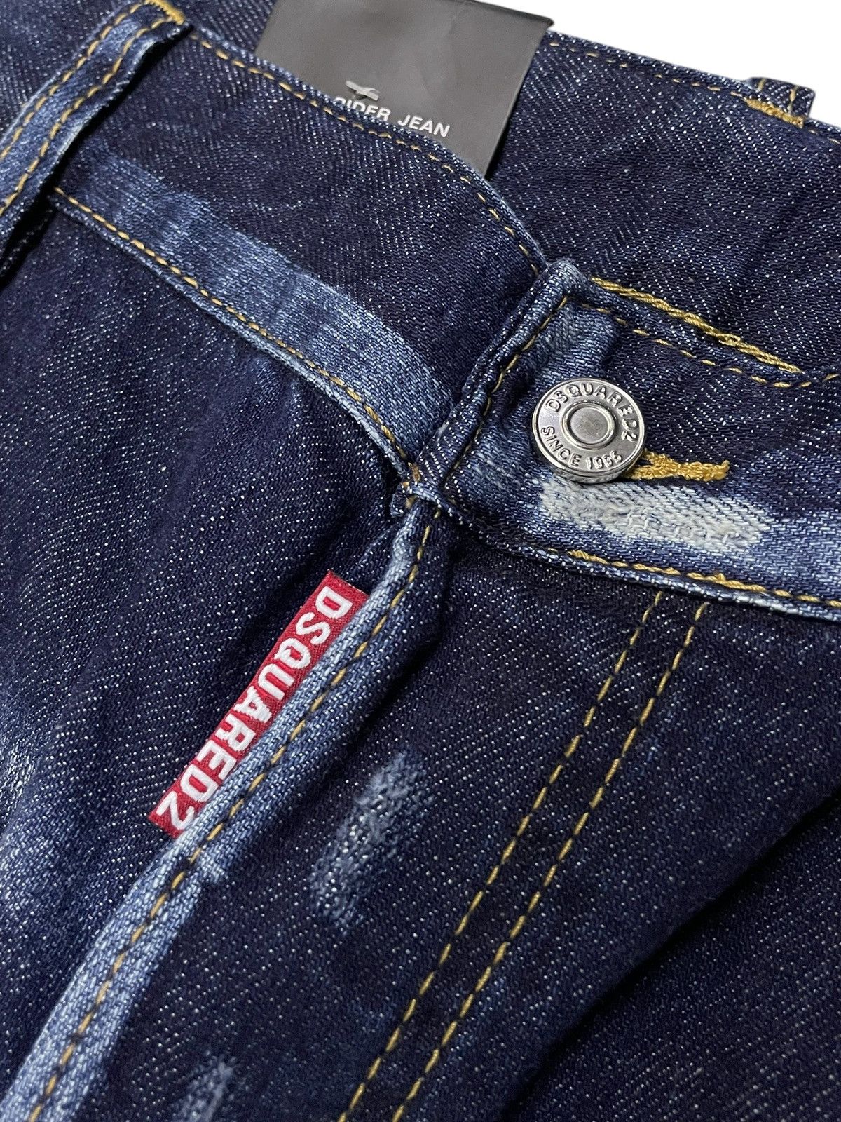 Dsquared2 BNWT Dsquared2 $800 Biker Distressed Paint Splatter Jeans Size US 34 / EU 50 - 13 Thumbnail