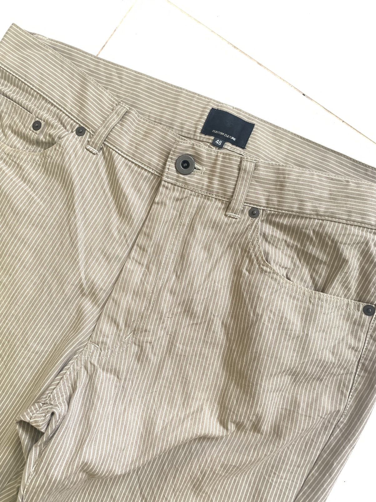 Japanese Brand JAPANESE BRAND CUSTOM CULTURE STRIPED PANTS Size US 32 / EU 48 - 3 Thumbnail