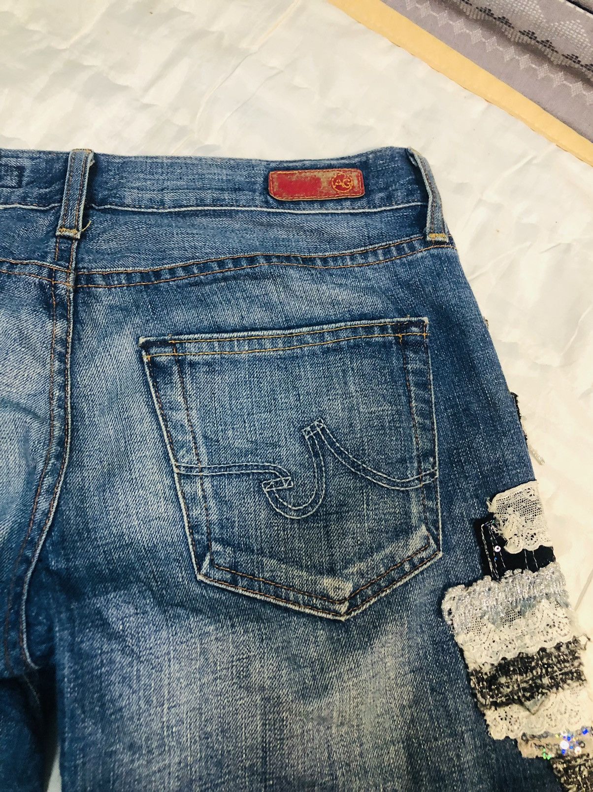 AG Adriano Goldschmied Distressed Denim Adriano Goldschmied Jeans MadeInUsa (3) Size 32" / US 10 / IT 46 - 25 Thumbnail