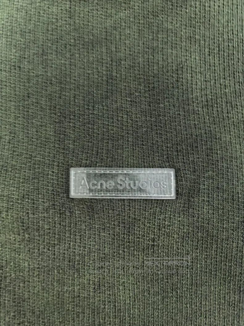 Acne Studios Acne Studios Crystal Wash Distressed Hoodie, Green Size US XL / EU 56 / 4 - 7 Thumbnail