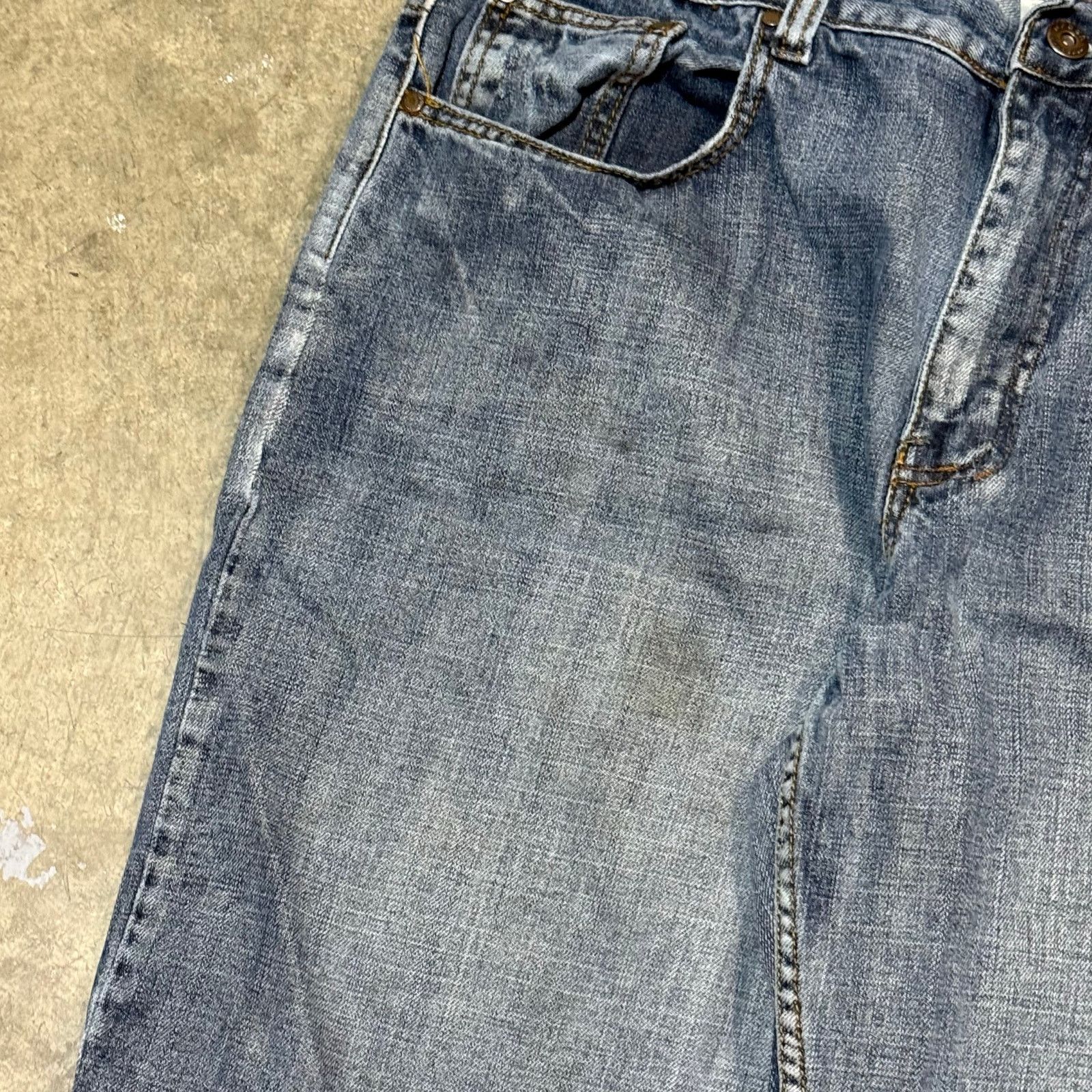 Urban Pipeline Vintage Y2K Baggy Embroidered Jorts Sz 38 Size US 38 / EU 54 - 4 Thumbnail