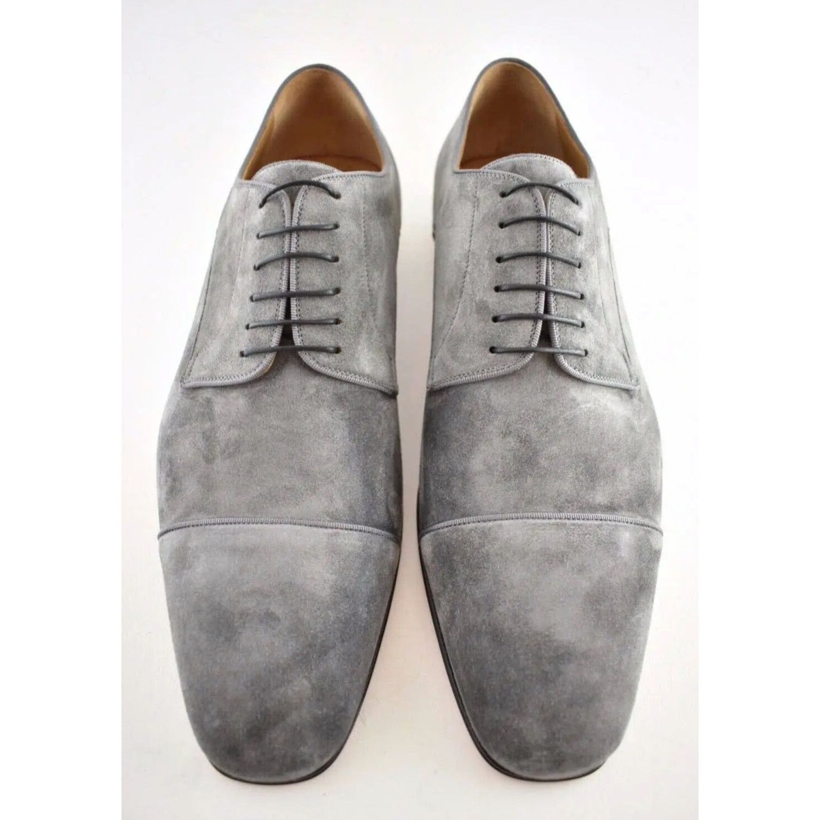 Christian Louboutin Christian Louboutin Grey Suede Lace Dress Loafer 39 6 Size US 6 / EU 39 - 6 Thumbnail