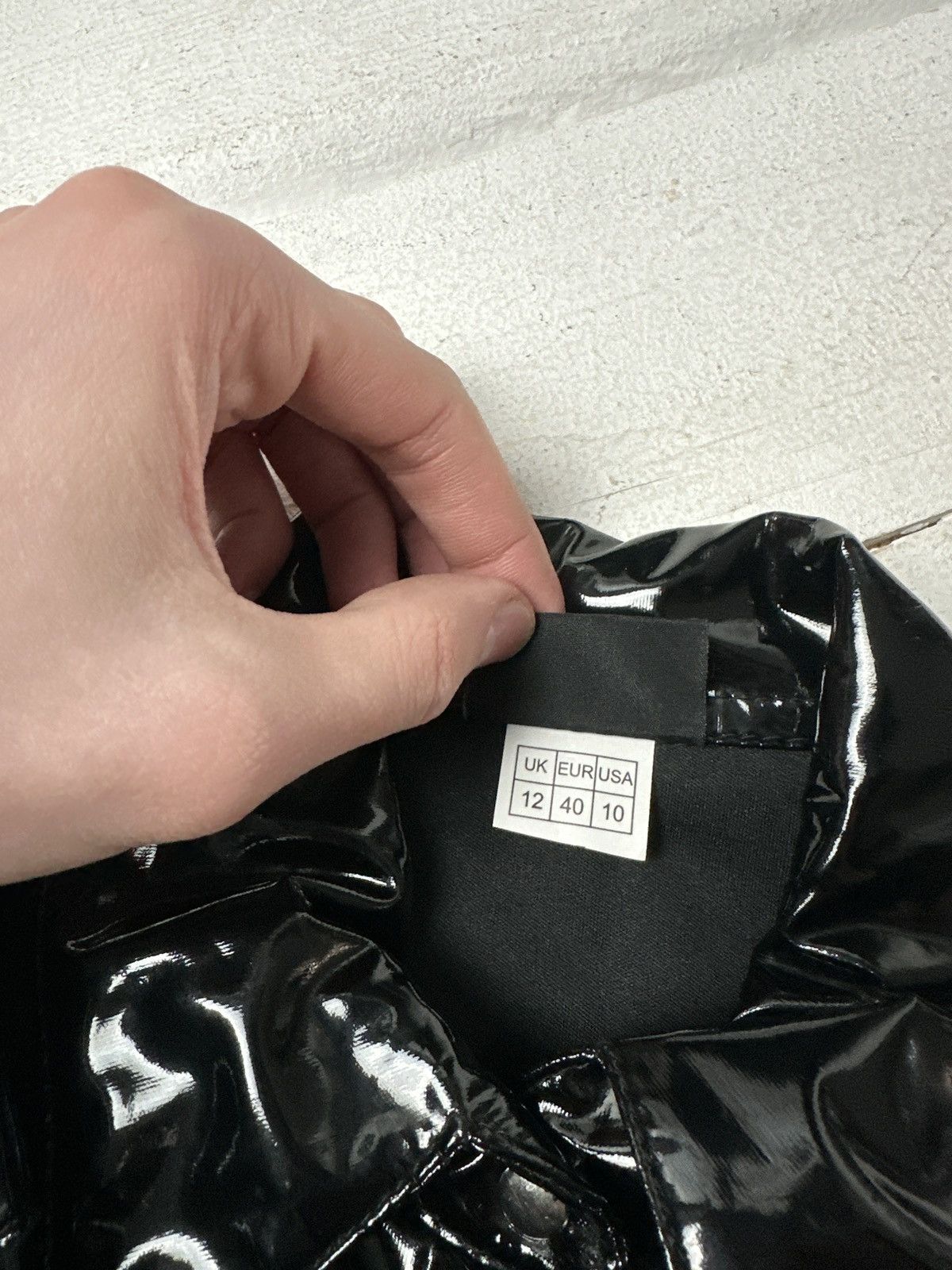 Other SEXY 18+🚨Y2K TYPE DIRTY SLIM FIT ZIP JACKET Size L / US 10 / IT 46 - 10 Thumbnail