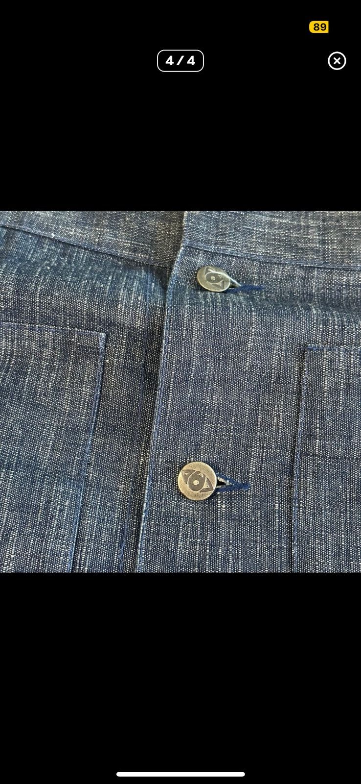 Lad Musician 90-00s lad musician shrunk denim jacket Size US M / EU 48-50 / 2 - 4 Thumbnail