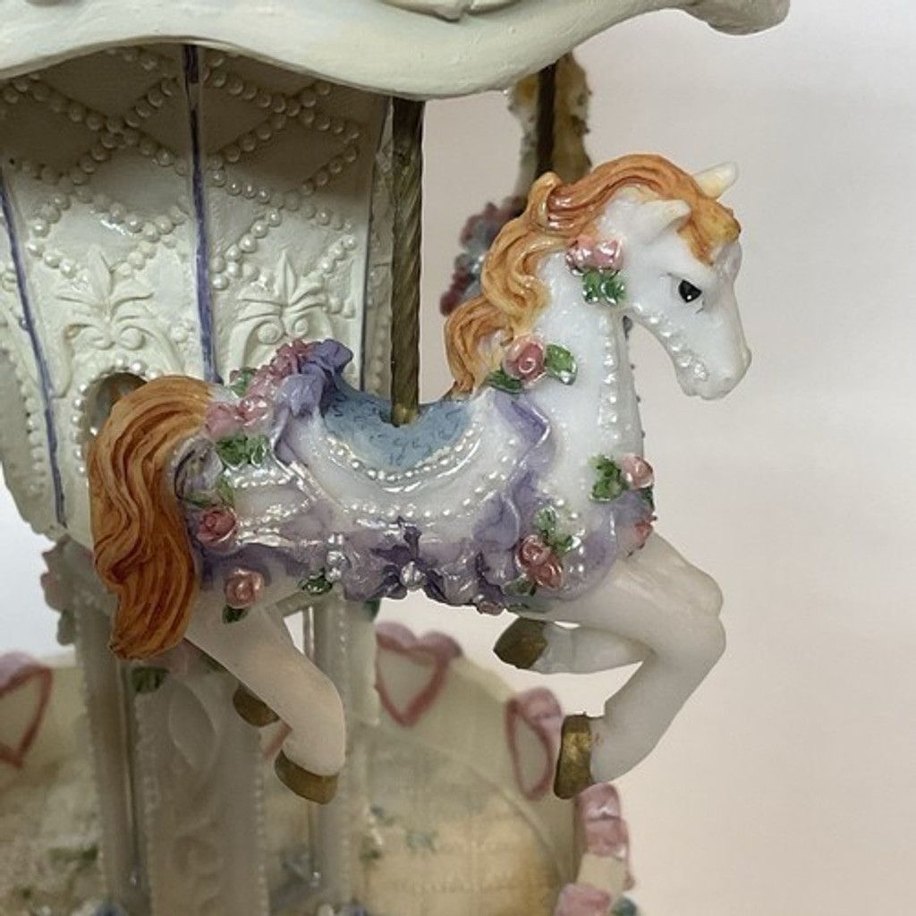 Other VTG San Francisco Music Box All The Pretty Horses Music Box Size ONE SIZE - 6 Thumbnail