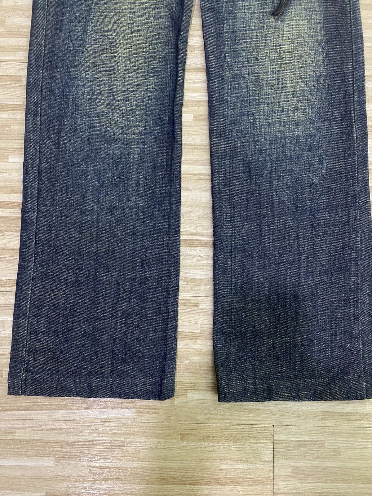 Japanese Brand 💥INSANE 90s JAPANESE MUDWASH EMBROIDERY TATTOO STYLE JEANS💥 Size US 30 / EU 46 - 6 Thumbnail