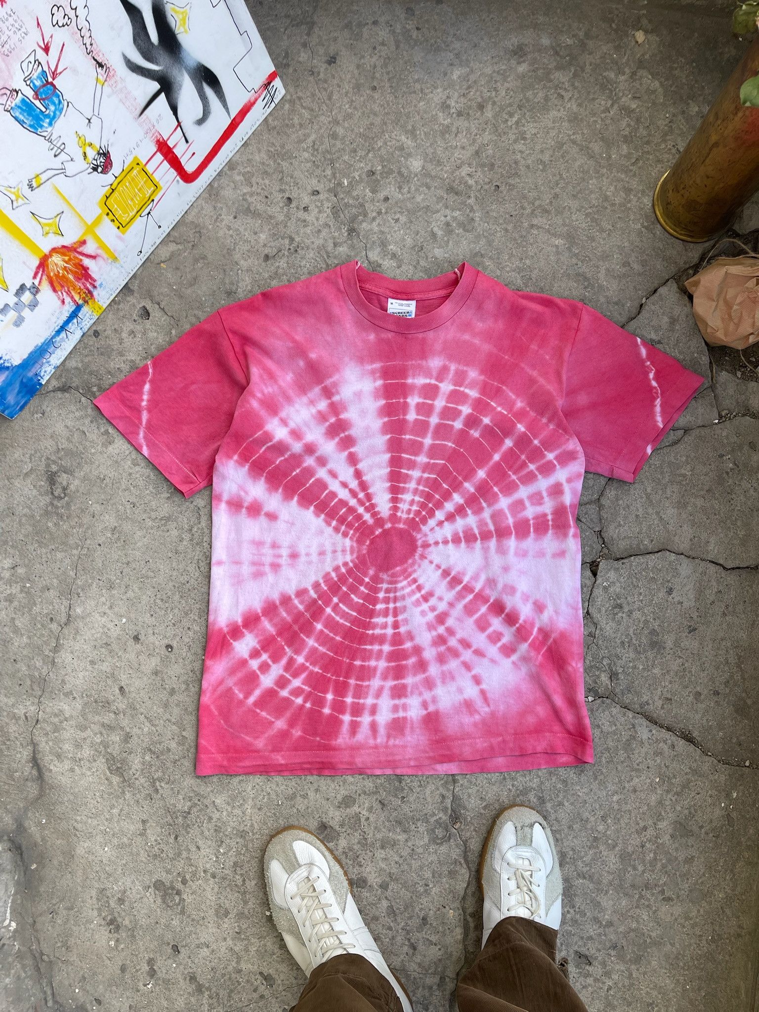 Vintage Vintage Fractal t shirt - Psychedelic hippie acid tee Size US M / EU 48-50 / 2 - 2 Thumbnail