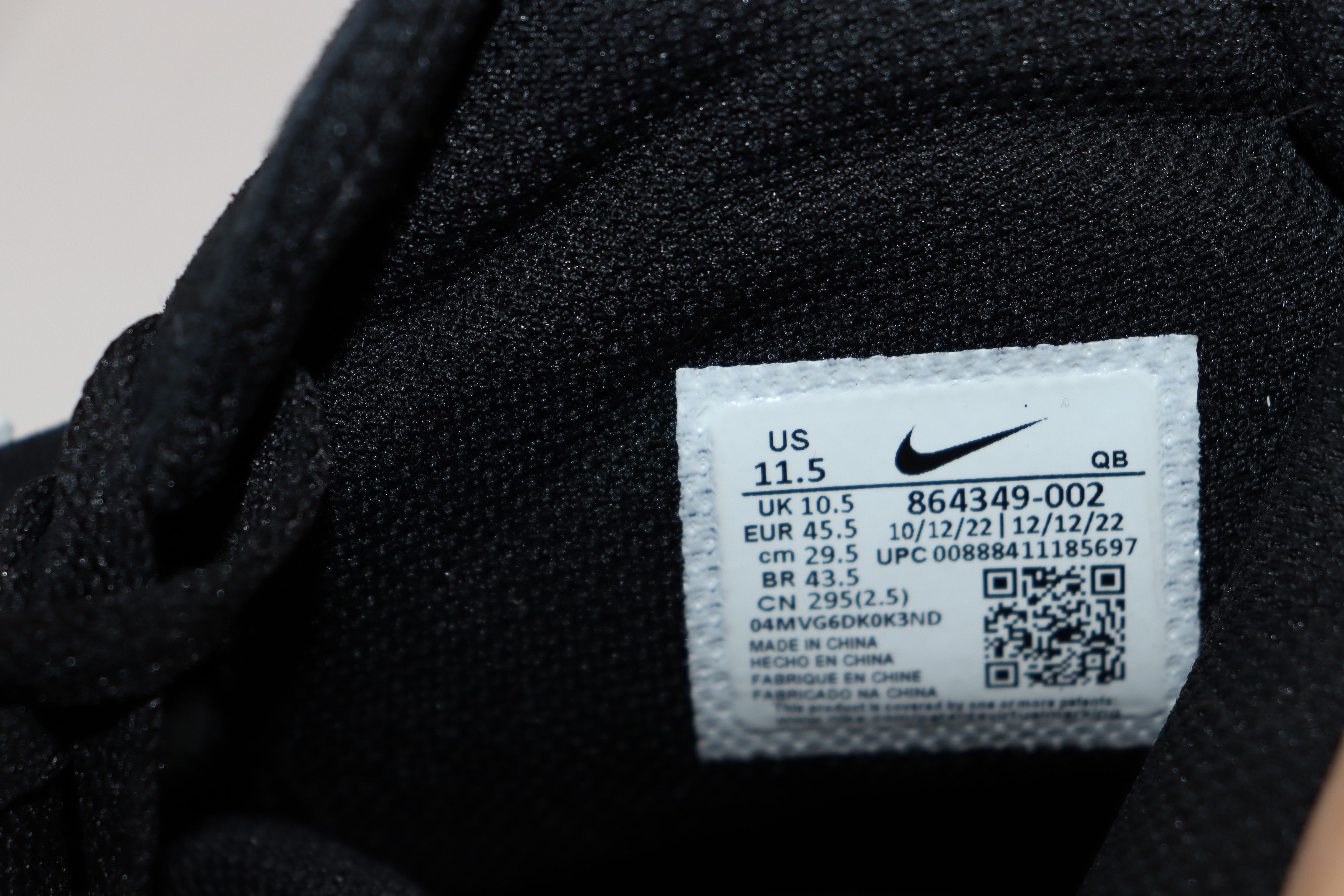 Nike o1rshd1 High Top Sneakers in Black/White Size US 11.5 / EU 44-45 - 16 Thumbnail
