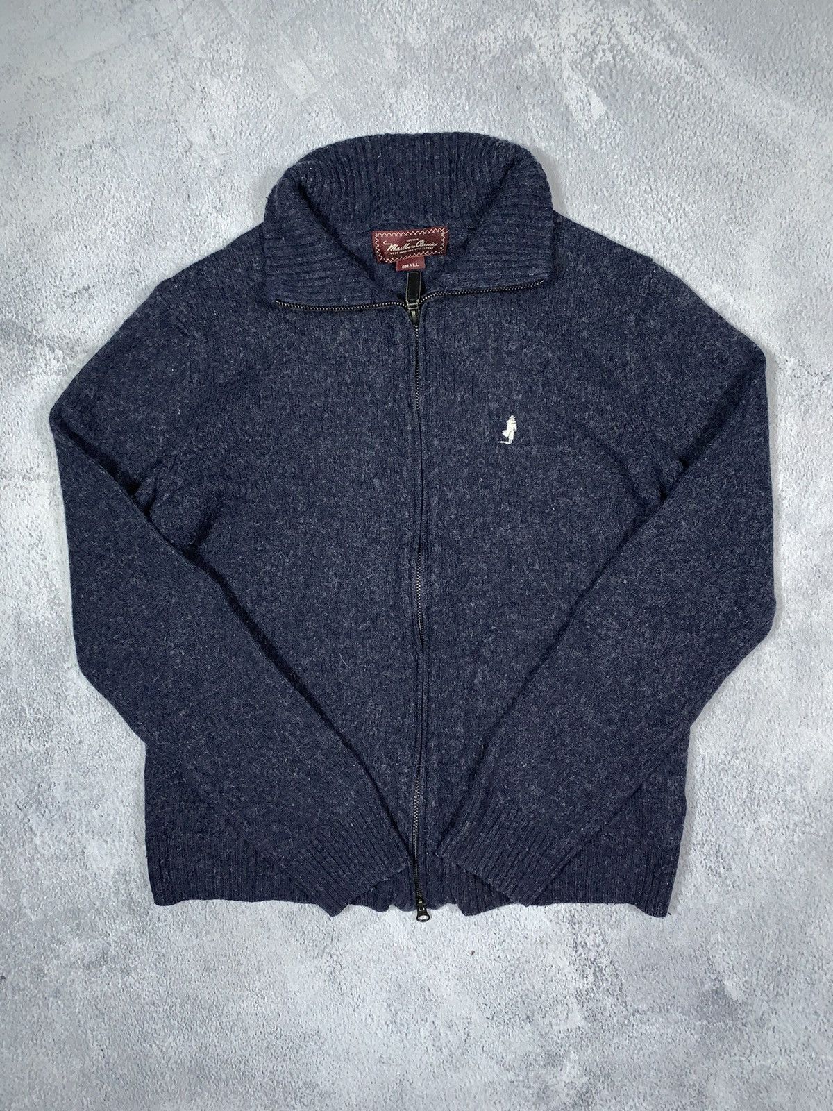 Marlboro Classics Vintage 90s Marlboro Classic wool zip up old money sweater S Size US S / EU 44-46 / 1 - 2 Thumbnail
