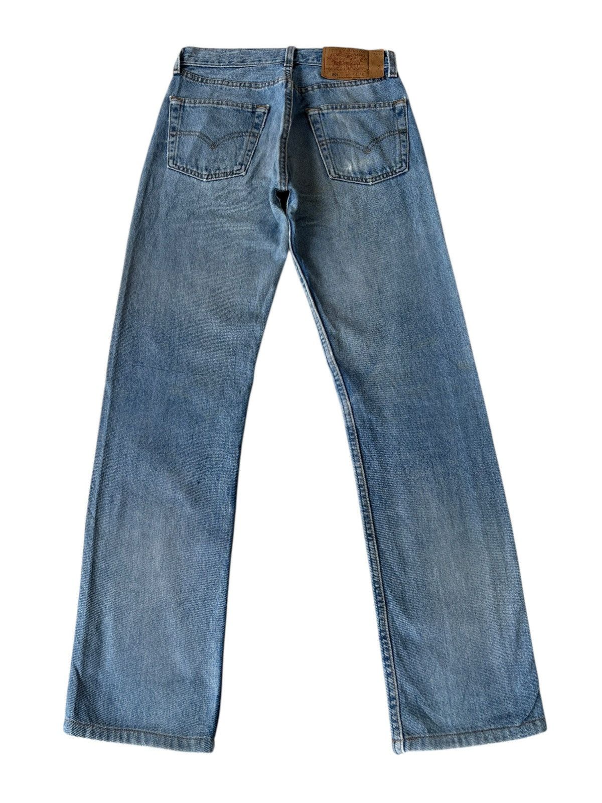 Levi's 💥VINTAGE LEVIS 501 USA #552 DISTRESSED DENIM JEANS Size US 28 / EU 44 - 2 Thumbnail