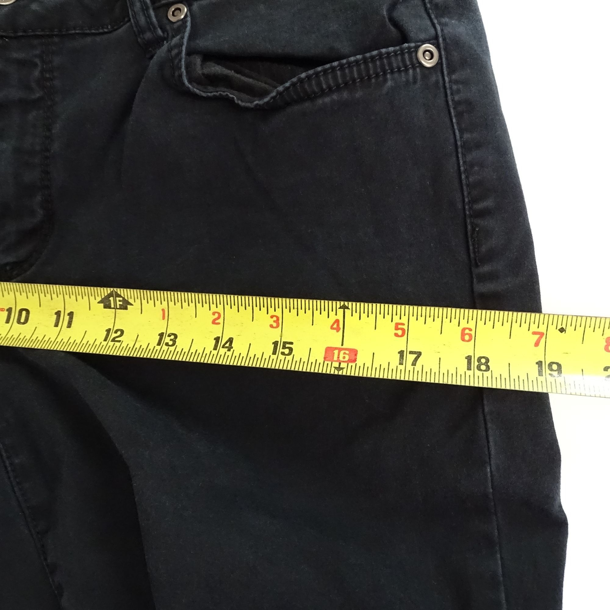 Sonoma Sonoma Skinny Jeans Women Size 12 Black Comfortable Stretch Size 34" / US 12 / IT 48 - 9 Thumbnail