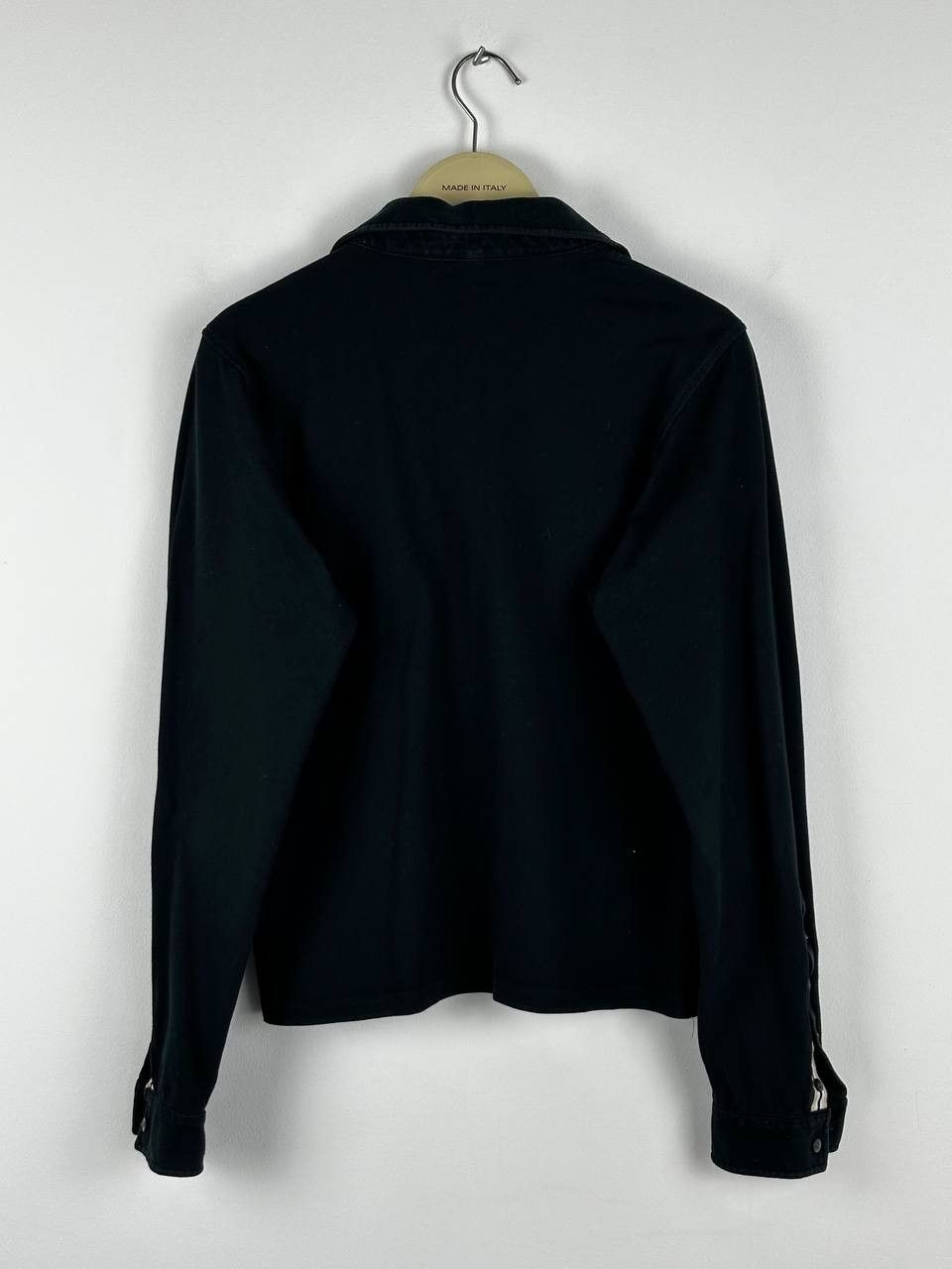 Burberry × Vintage Burberry Long Sleeve Rugby Polo Shirt Size L / US 10 / IT 46 - 10 Thumbnail