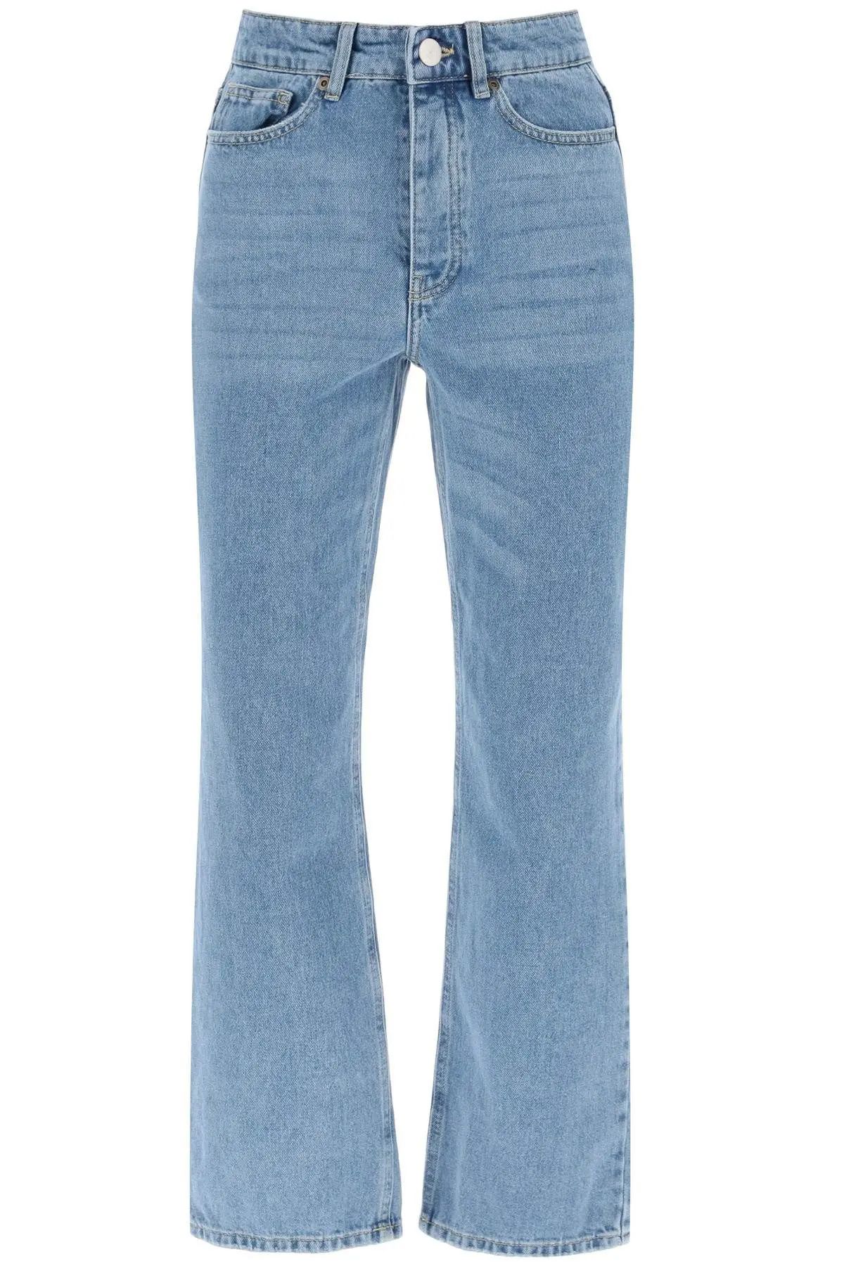 image of By Malene Birger O1S22I1N1223 Milium Cropped Jeans In Light Blue, Women's (Size 26)