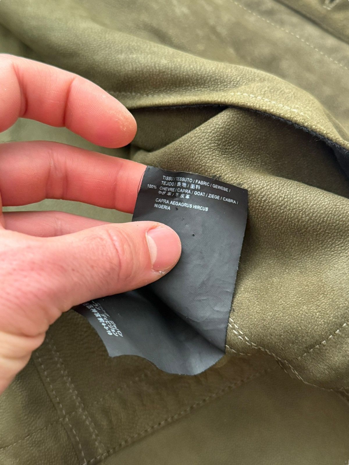 Saint Laurent Paris 2016 Hedi Era Goat Leather Military Army Jacket Size US M / EU 48-50 / 2 - 8 Thumbnail