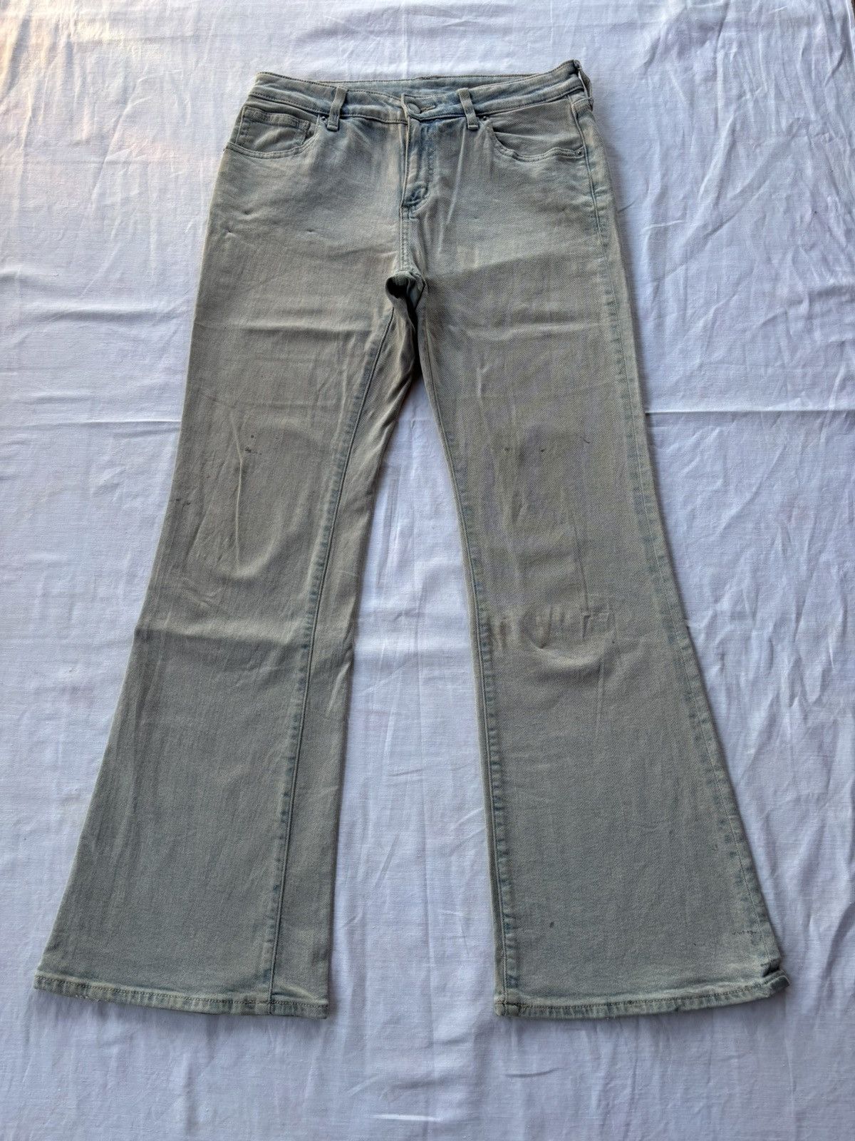 If Six Was Nine Vintage GU Super Flared Jeans Lgb IfSixWasNine Style Size US 30 / EU 46 - 1 Thumbnail
