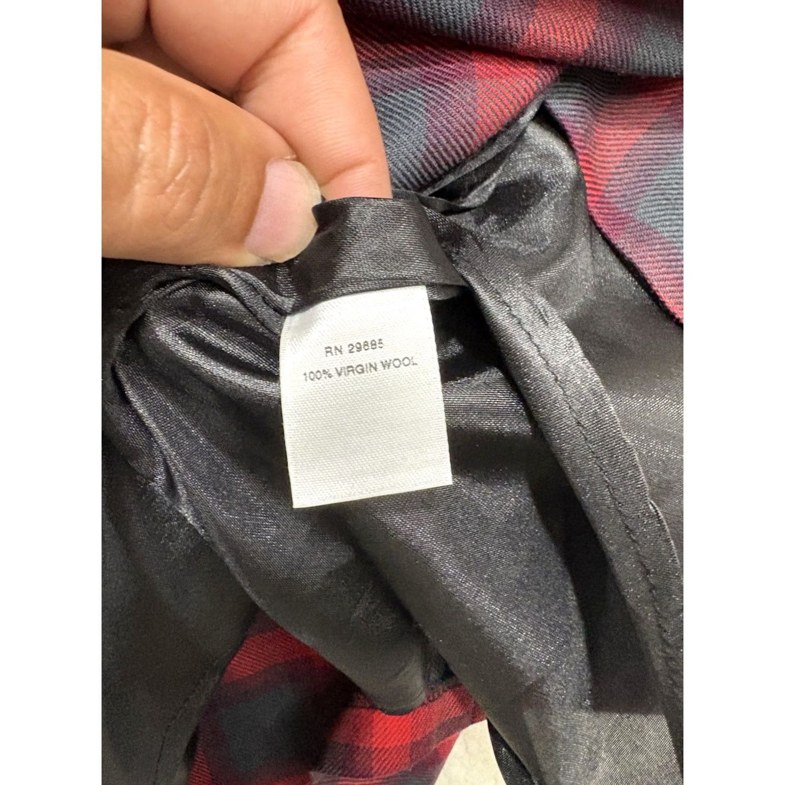 Pendleton Pendleton Dress 100% Virgin Wool Plaid V-Neck Red Midi A-Line Women 8 NWT USA Size M / US 6-8 / IT 42-44 - 4 Thumbnail