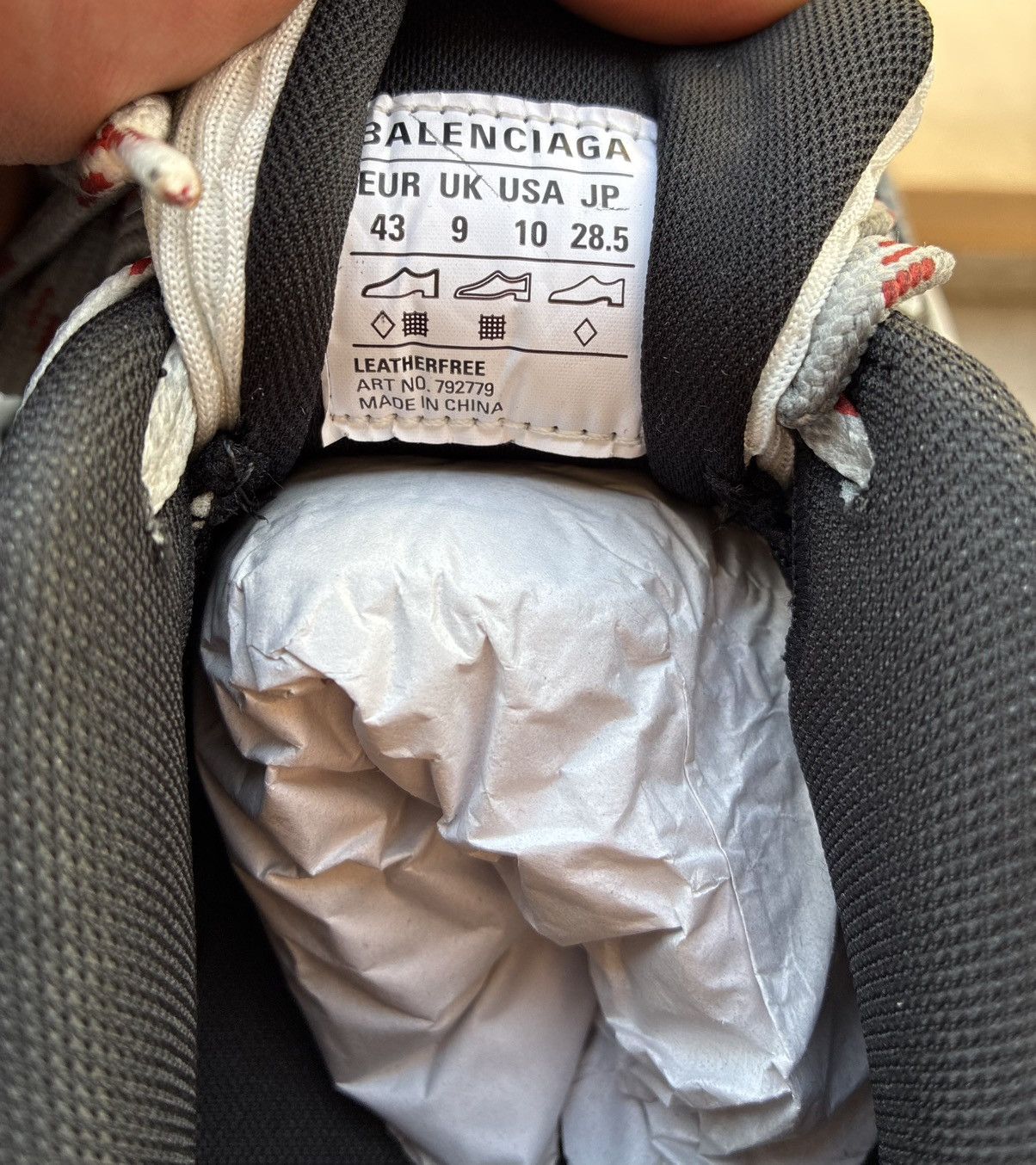 Balenciaga Red Mesh 10XL Sneakers Size US 10 / EU 43 - 8 Thumbnail