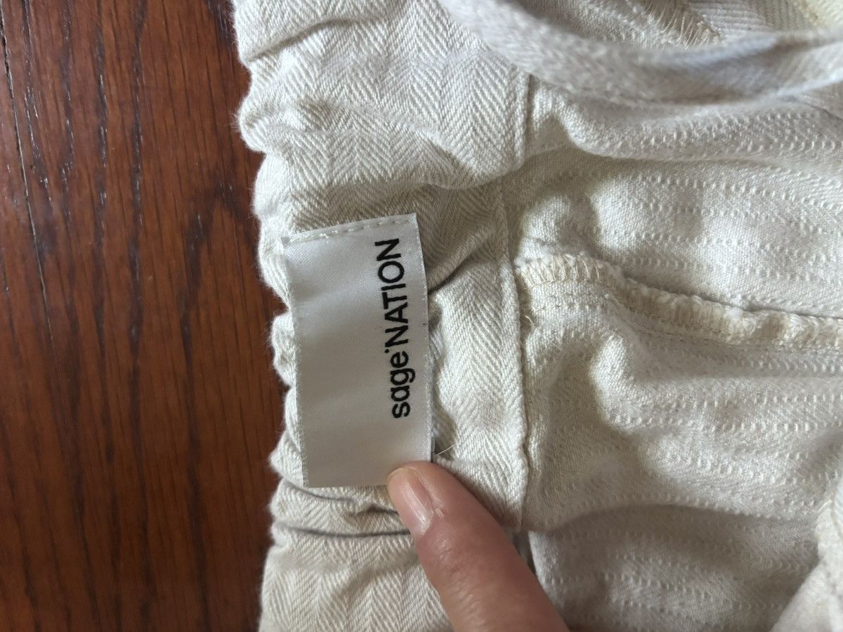 SAGE NATION SAGENATION Box pleat shorts Size US 32 / EU 48 - 3 Thumbnail