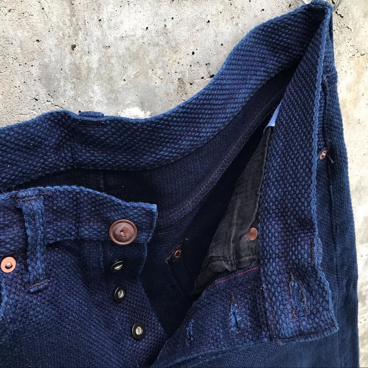 Studio D'Artisan RARE SASHIKO KASE-DYE by STUDIO D'ARTISAN Size US 33 - 10 Thumbnail