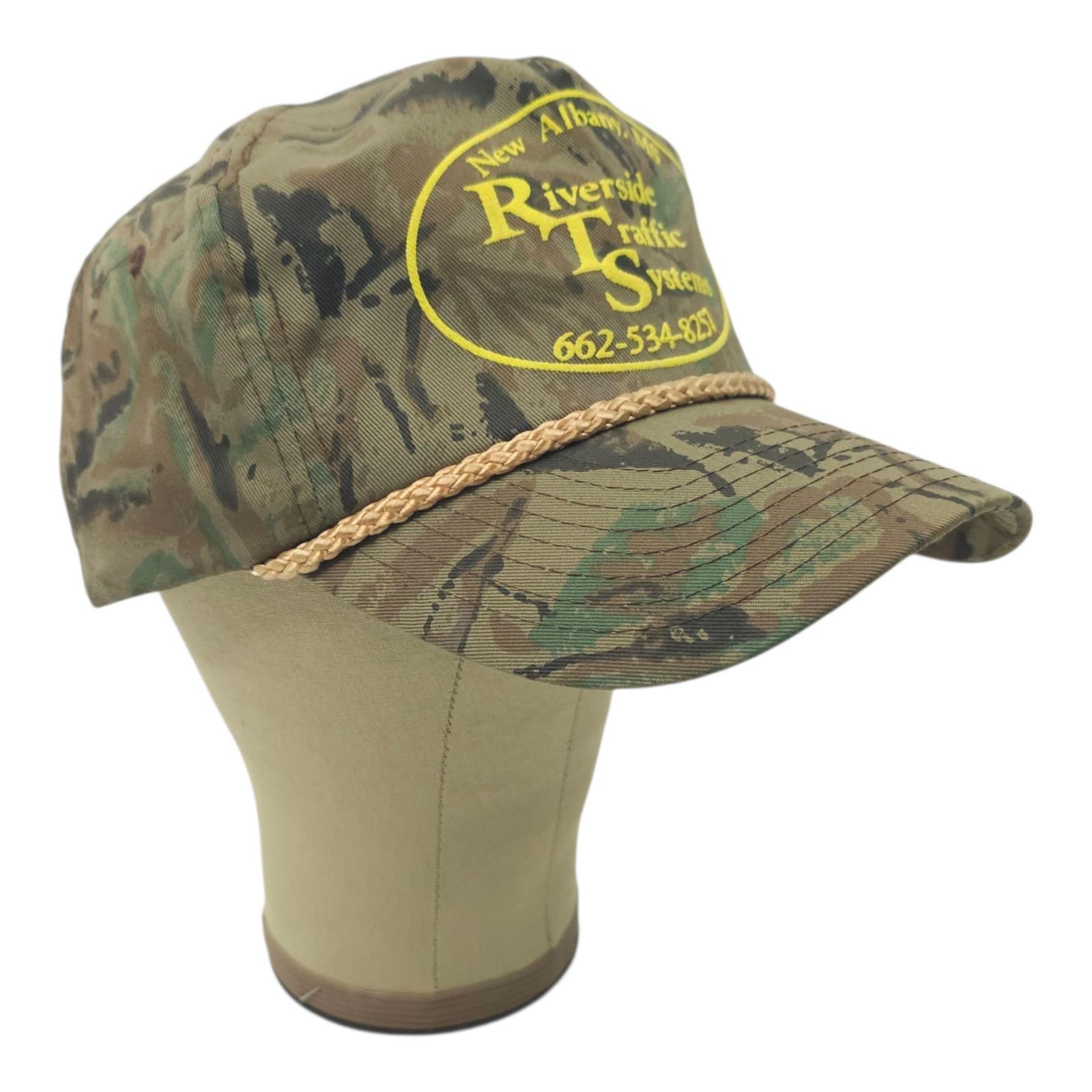 Other Riverside Traffic Systems Camo Rope Snapback Cap Trucker Hat Size ONE SIZE - 3 Thumbnail