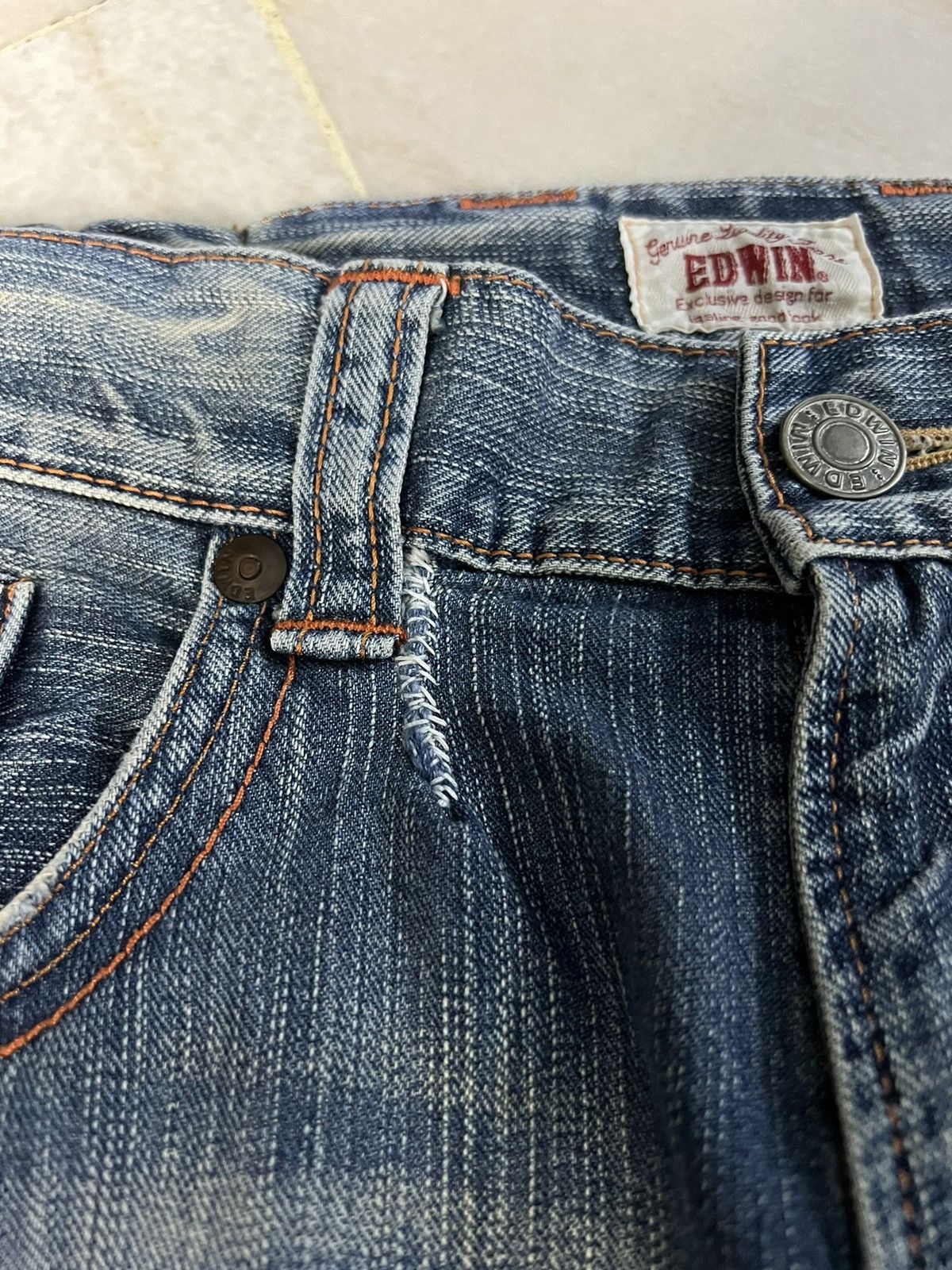 Edwin × If Six Was Nine × Japanese Brand EDWIN EXCLUSIVE VINTAGE XV JEANS RARE Size US 32 / EU 48 - 6 Thumbnail