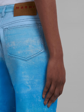 Marni o1srvl11e0624 Trouser in Blue Size 30" / US 8 / IT 44 - 5 Thumbnail