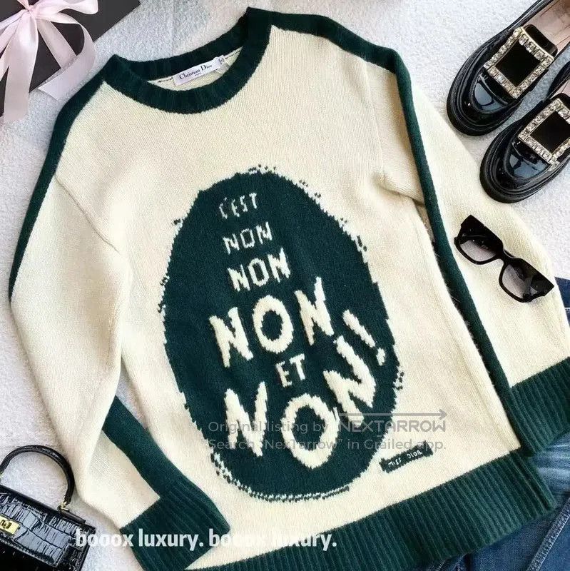 Dior Dior Multicolor Wool Pullover Sweater . Size XXS / US 00 / IT 34 - 4 Thumbnail