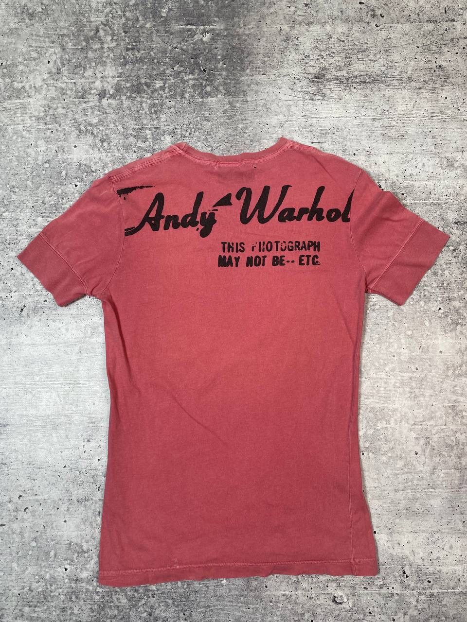 Andy Warhol Vintage Andy Warhol Big Logo Tee T-Shirt Y2K Size US S / EU 44-46 / 1 - 7 Thumbnail