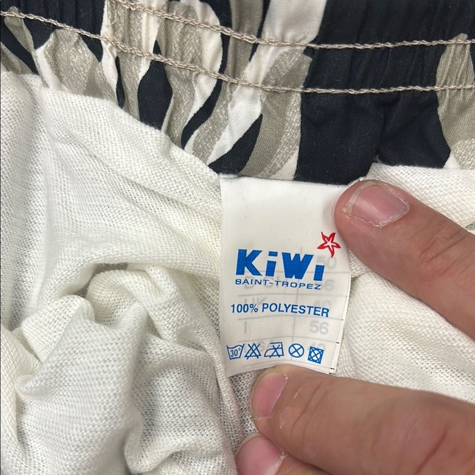 Other NWT Kiwi Black and White Swim Trunks Size XXL Size US 44 / EU 60 - 5 Thumbnail