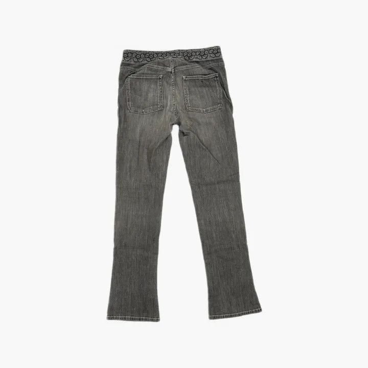 Chanel Chanel Vintage Washed Denim Pants for Unisex Size 35" - 2 Thumbnail