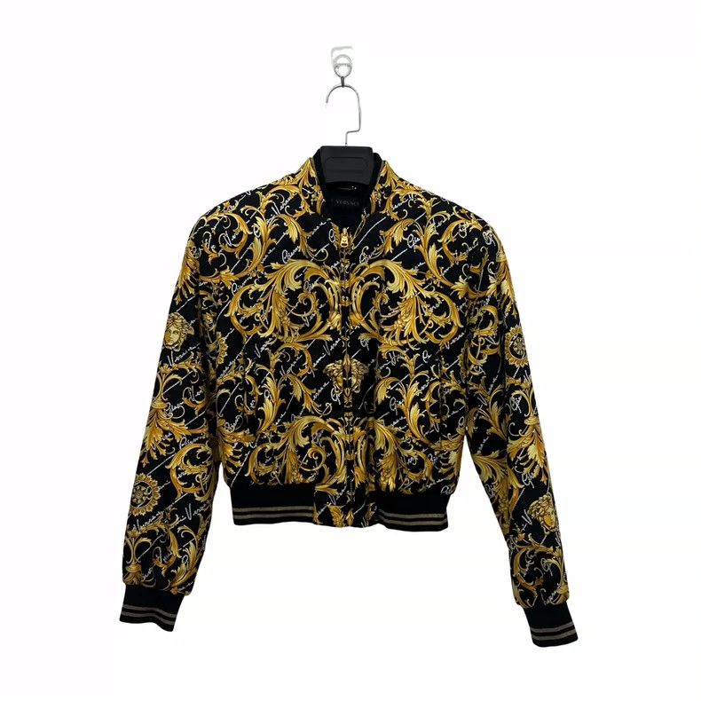 Versace Versace Printed zippered jacket jacket Size XS / US 0-2 / IT 36-38 - 1 Thumbnail