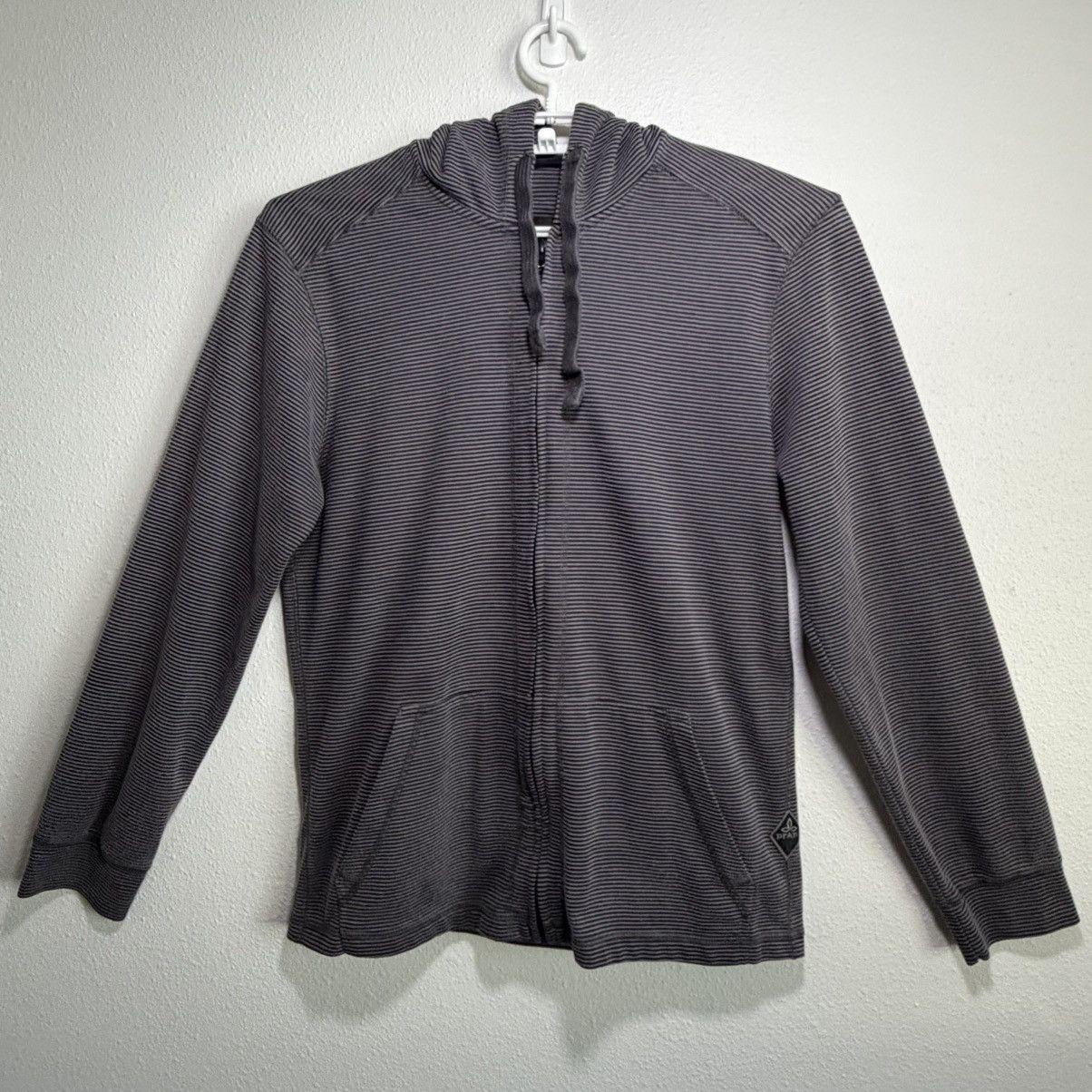 Prana PrAna Hoodie Mens Large Gray Zip Organic Cotton Sweatshirt Size US L / EU 52-54 / 3 - 2 Thumbnail