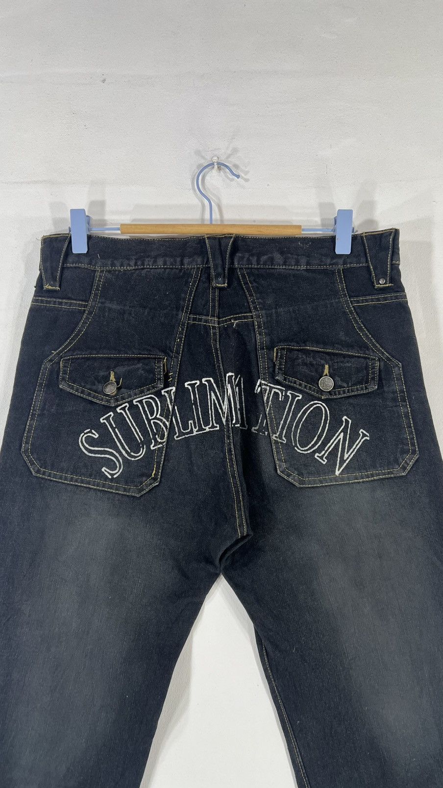In The Attic In The Attic Avant Garde Punk Design Denim Pants Size US 32 / EU 48 - 12 Thumbnail