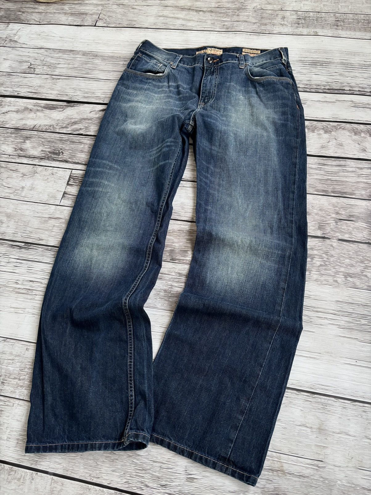 Designer × Hysteric Glamour × Japanese Brand y2k Flared Hysteric Glamour Japanese Denim Washed CRazy Size US 32 / EU 48 - 2 Thumbnail