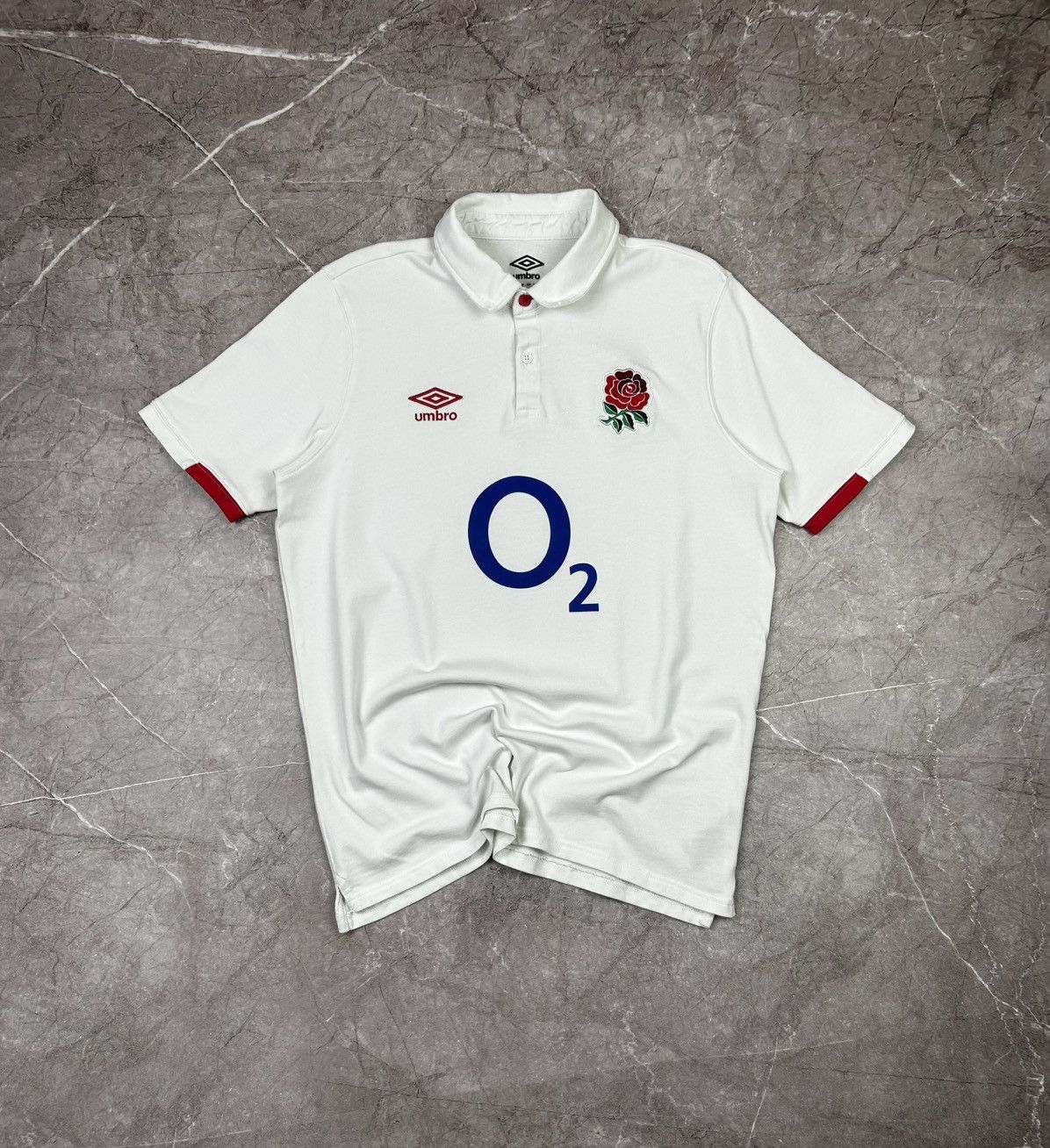 Umbro × Vintage Umbro England 02 rugby jersey new with tags Size US XL / EU 56 / 4 - 1 Thumbnail