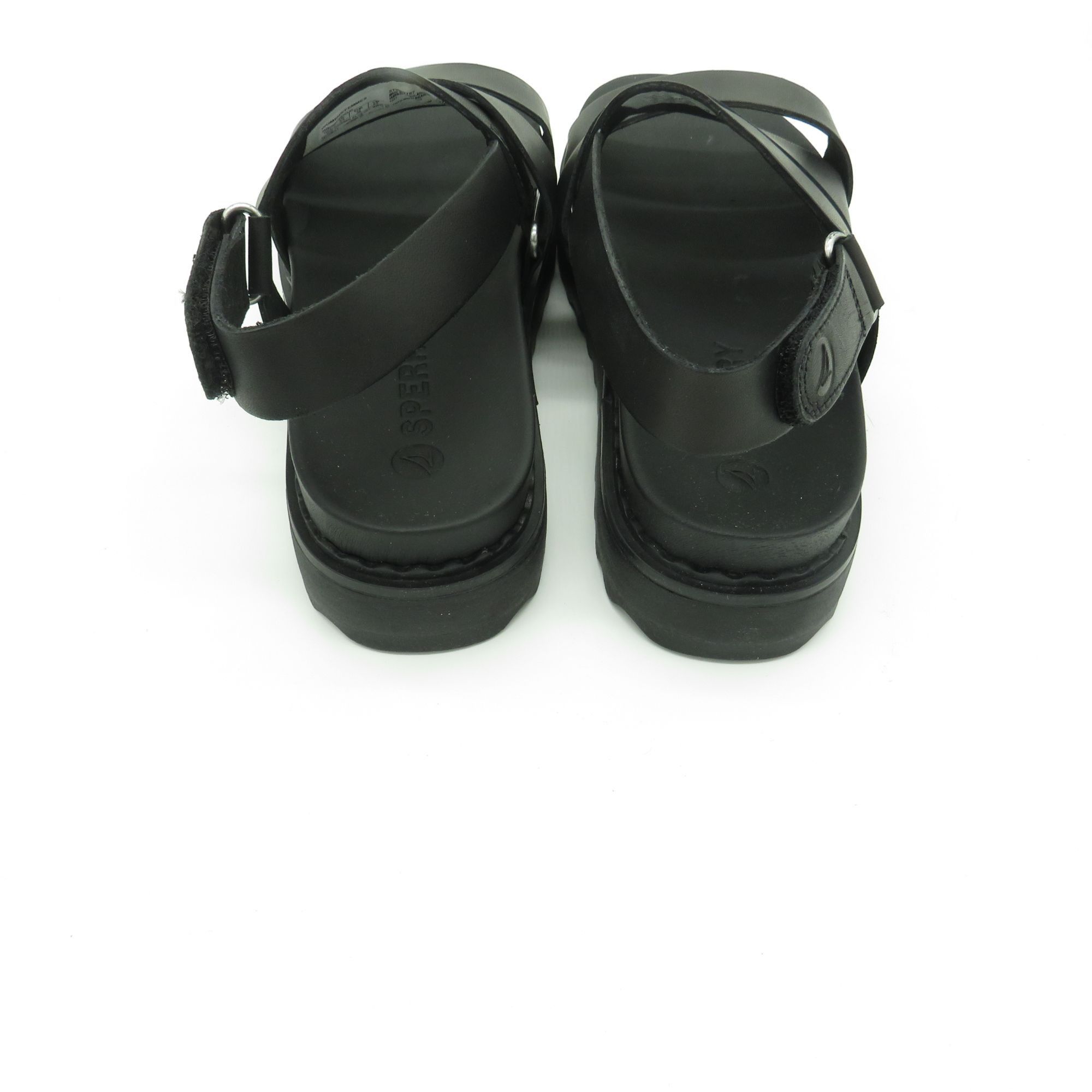 Sperry Sperry Womens Black Strappy Platform Sandals Adjustable Ankl Size US 8 / IT 38 - 4 Thumbnail