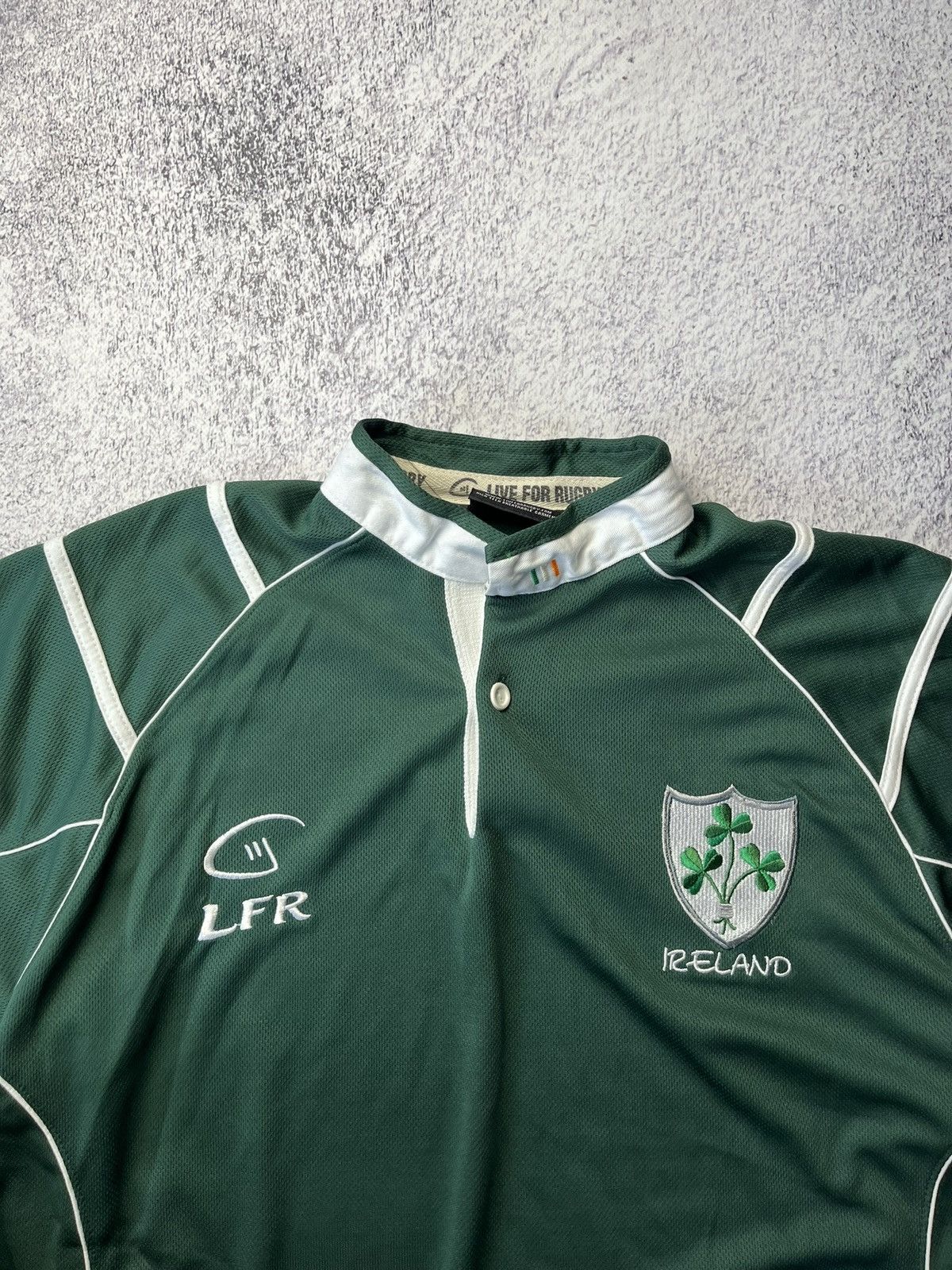 Vintage MENS LFR IRELAND Rugby For Rugby Irish Heavy Duty JERSEY Size US L / EU 52-54 / 3 - 9 Thumbnail