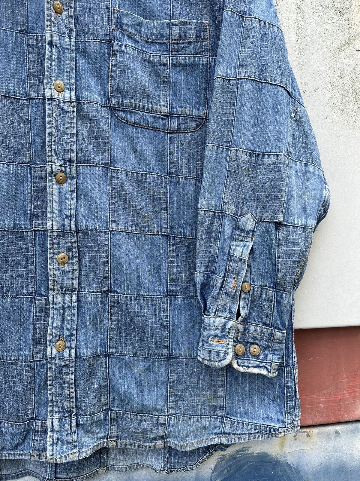 Vintage 👹Vintage Cany Jeans Patchwork Button Down Jacket Size US L / EU 52-54 / 3 - 12 Thumbnail