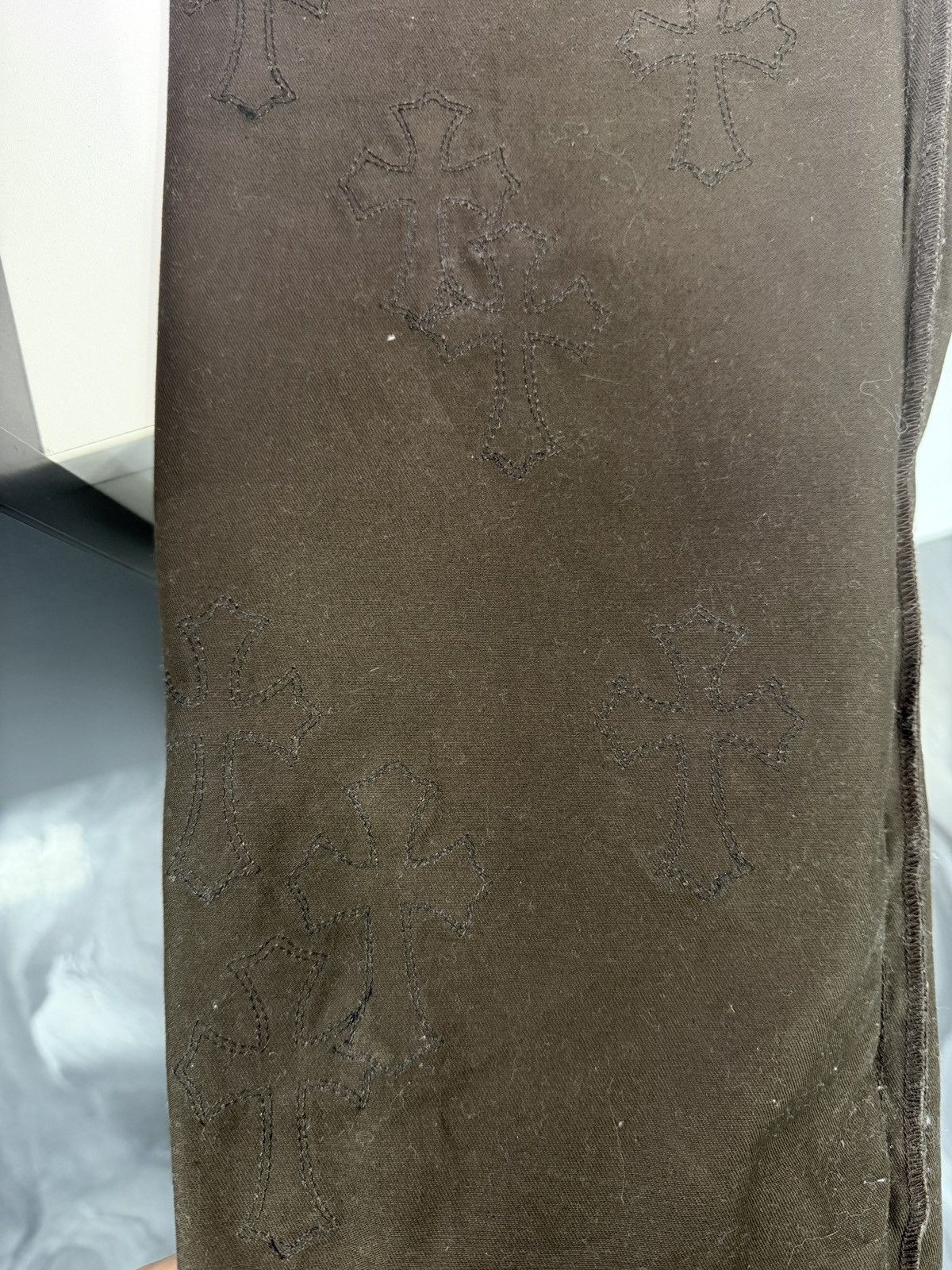 Chrome Hearts Chrome Hearts Brown black/cheetah patch Flooded Chino Size US 34 / EU 50 - 17 Thumbnail