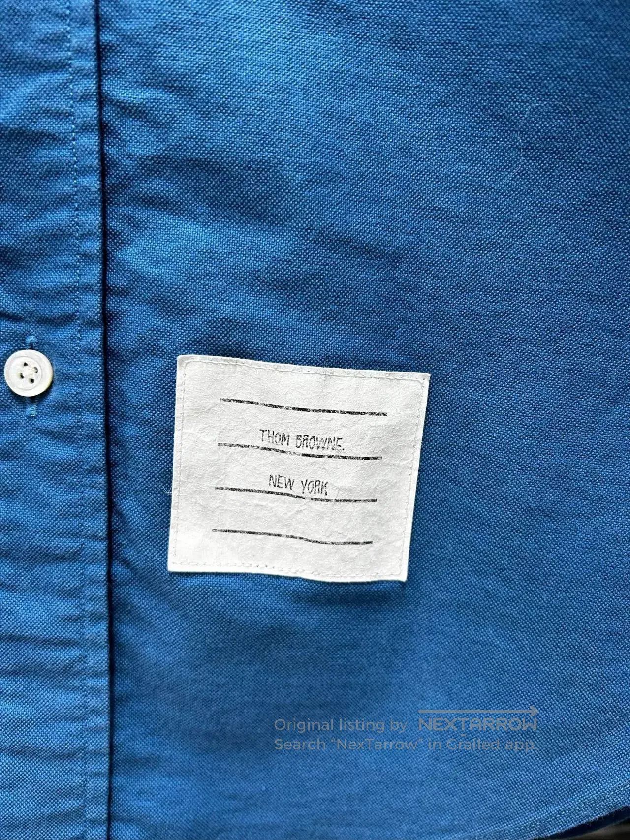 Thom Browne tb thom browne denim striped shirt. Size US S / EU 44-46 / 1 - 4 Thumbnail