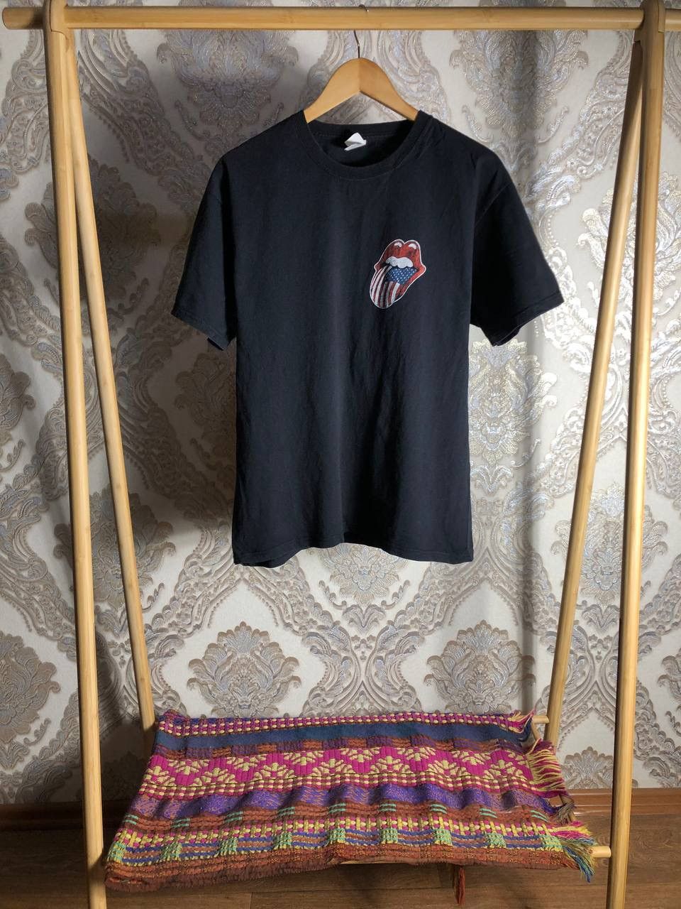 The Rolling Stones × Vintage VERY RARE THE ROLLING STONES USA T-SHIRT DOUBLE PRINTED Y2K Size US XL / EU 56 / 4 - 2 Thumbnail
