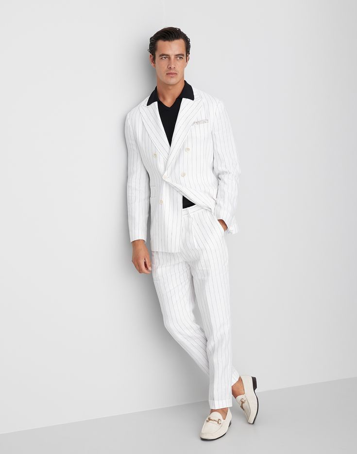 Brunello Cucinelli Suit in White Size US S / EU 44-46 / 1 - 2 Thumbnail