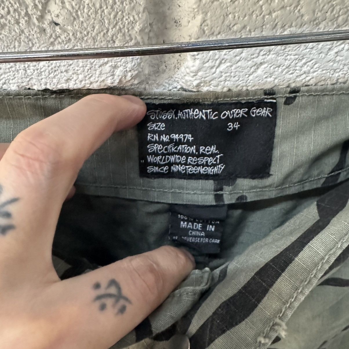 Futura × Stussy Stussy x Futura Cargo Short Size US 34 / EU 50 - 5 Thumbnail